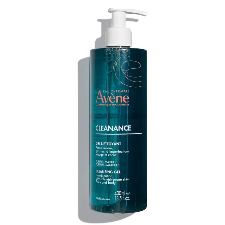 ژل شستشوی اون کلینانس Avene Cleanance پوست چرب و مختلط