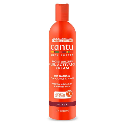 اکتیویتور شی باتر کنتو اصل ضمانت Cantu Shea Butter Moisturizing Curl Activator Cream 355ml طرح جدید